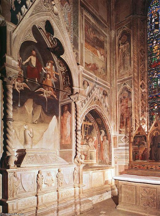 Tomb With Fresco Of The Resurrection Of A Member Of The Bardi Family — Maso Di Banco