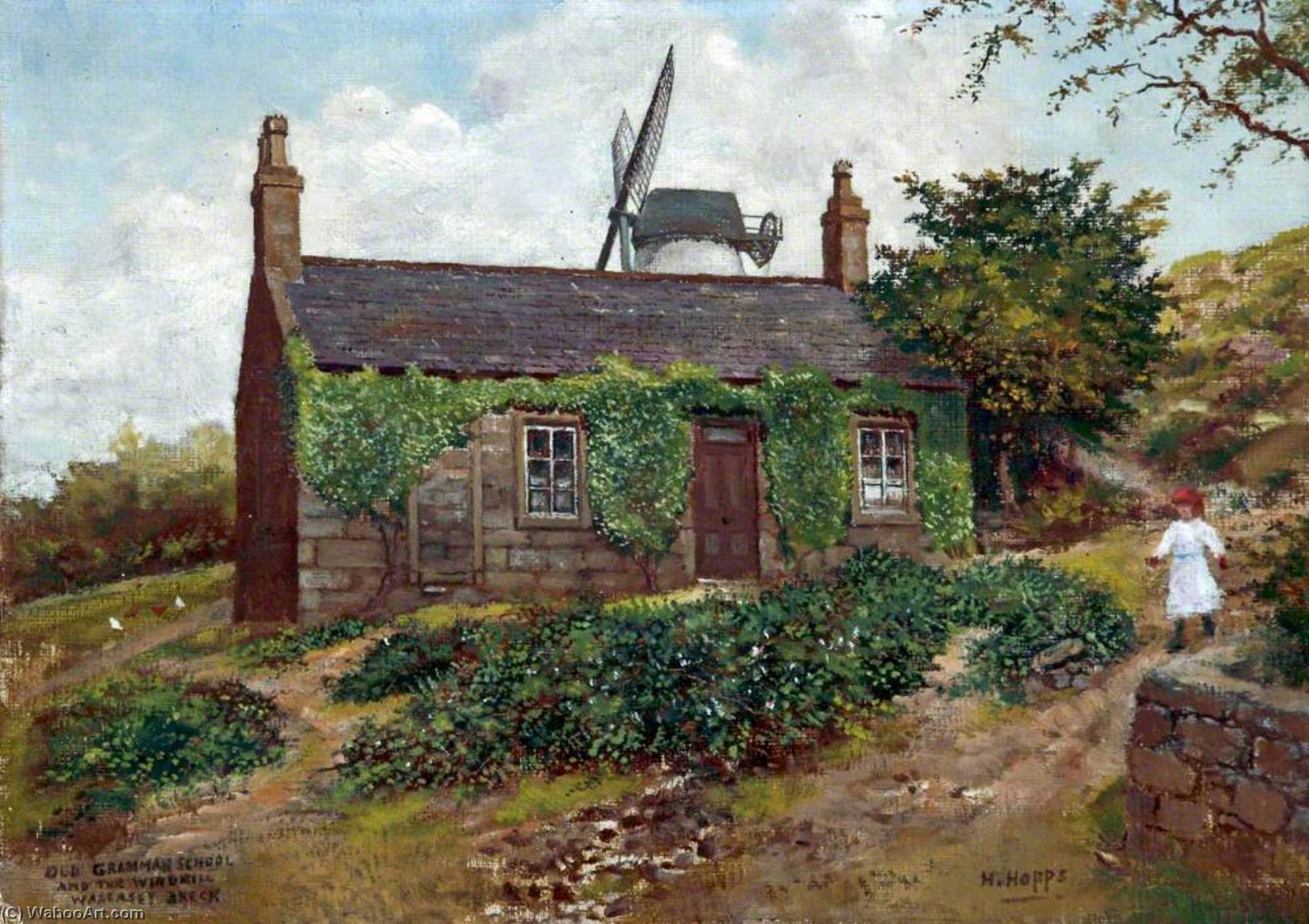 Old Grammar School And The Windmill, Wallasey, Wirral — Harold Hopps