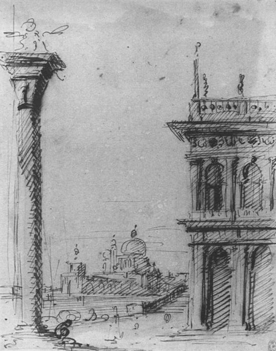 The Piazzetta Looking Towards S. Maria Della Salute — Canaletto