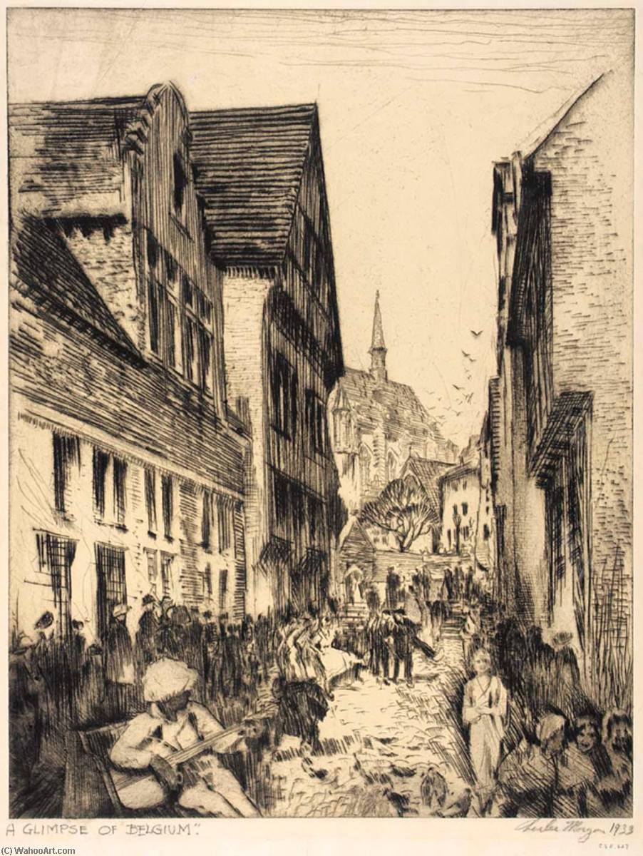 A Glimpse Of Belgium, Chicago Fair — Charles L Morgan