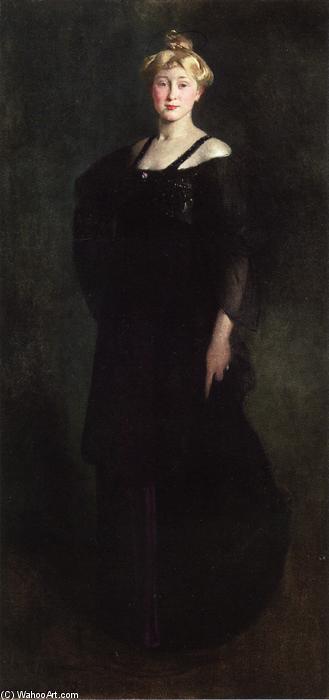 Woman In Black (also Known As Portrait Of Mrs. Paul Bartlett) — John White Alexander