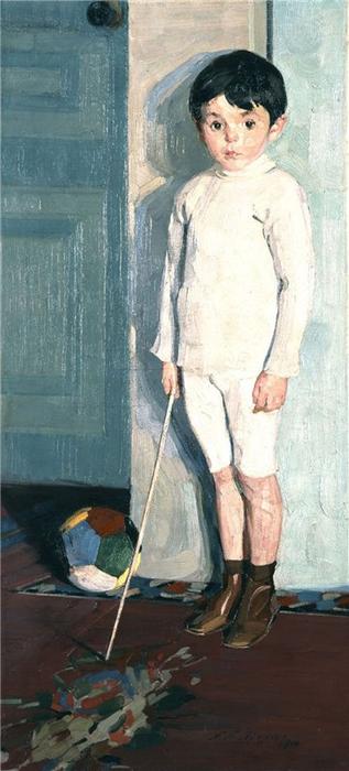 Portrait Of Young K.m — Nikolaos Lytras