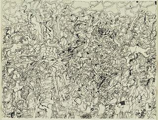 Ties And Whys Landscape With Figures — Jean Philippe Arthur Dubuffet