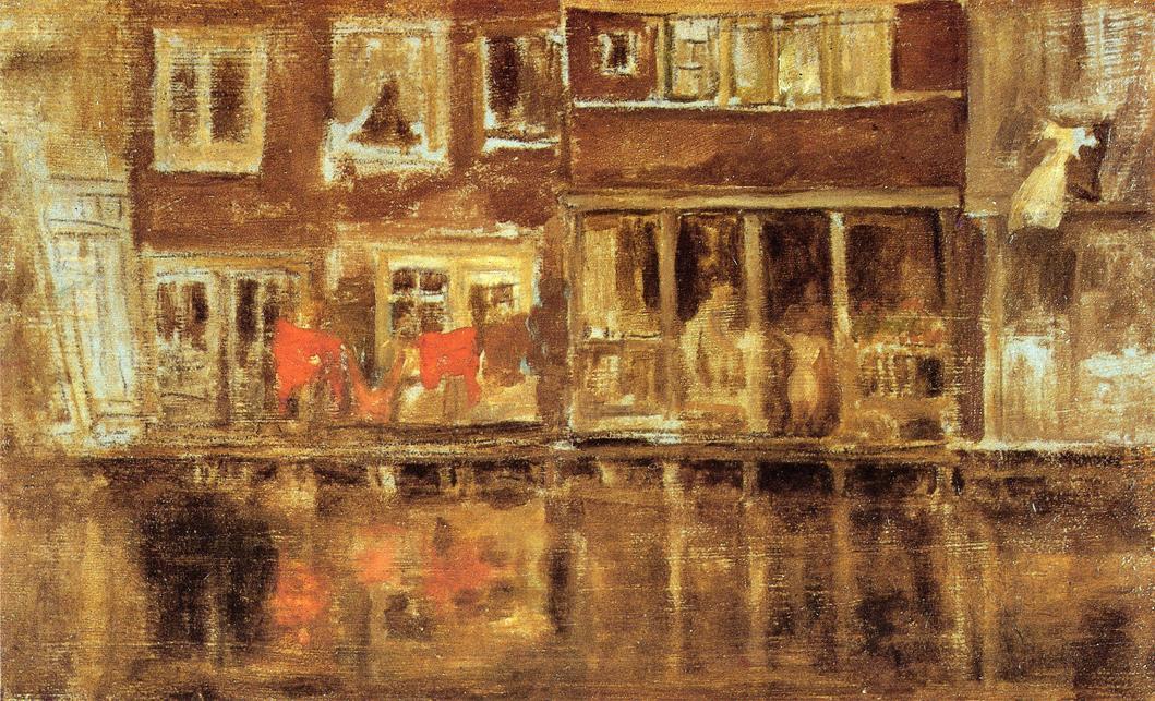 The Canal, Amsterdam — James Abbott Mcneill Whistler