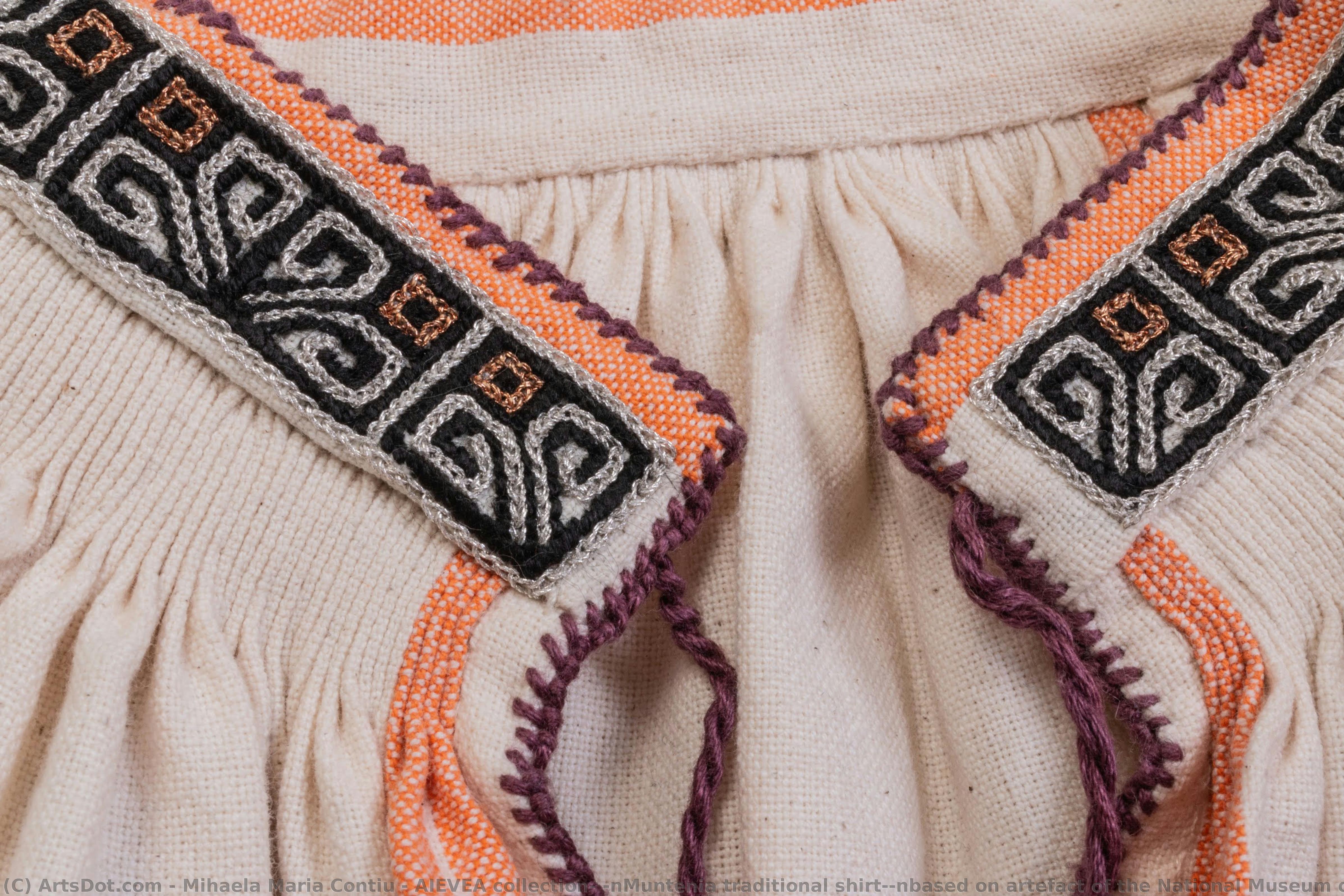 Aievea Collection; \nmuntenia Traditional Shirt;\nbased On Artefact Of The National Museum Of The Romanian Peasant — Mihaela Contiu