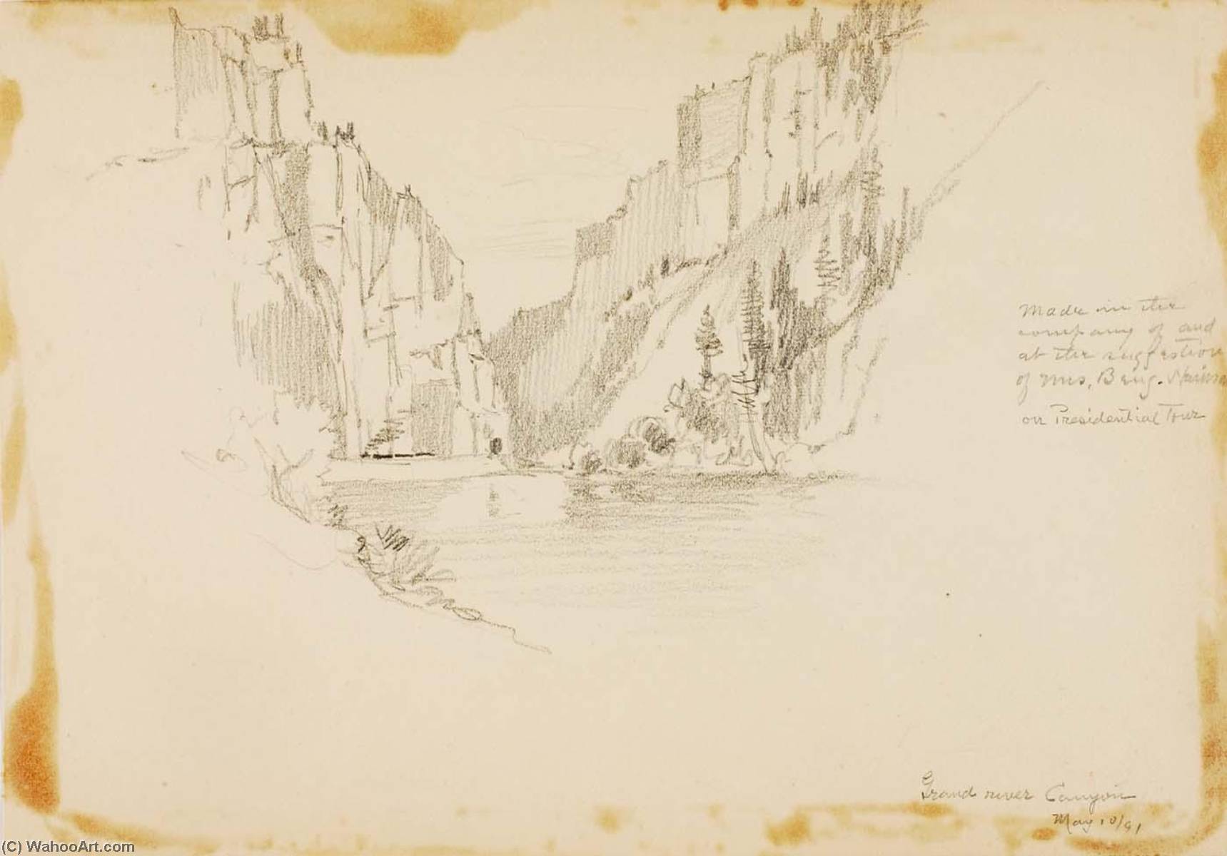 Grand River Canyon Near Glenwood Springs — George Elbert Burr