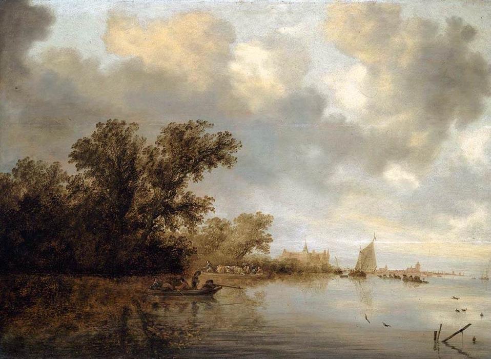 River Landscape 1 — Salomon Van Ruysdael