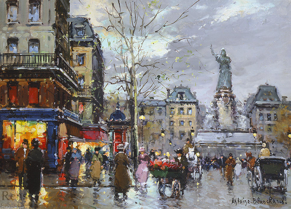 Place De La Republique — Antoine Blanchard (marcel Masson)