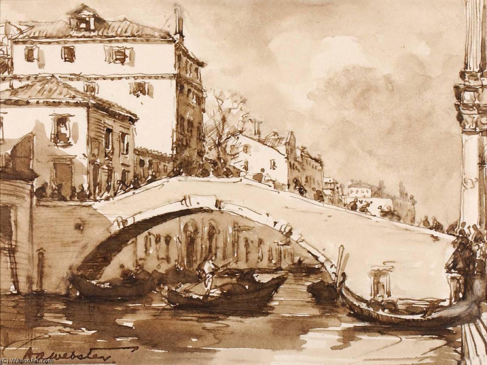 Rio Dei Mendicanti No. 2, Venice — Herman Armour Webster