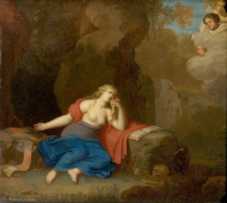 The Penitent Magdalen In A Landscape — Daniel Vertangen