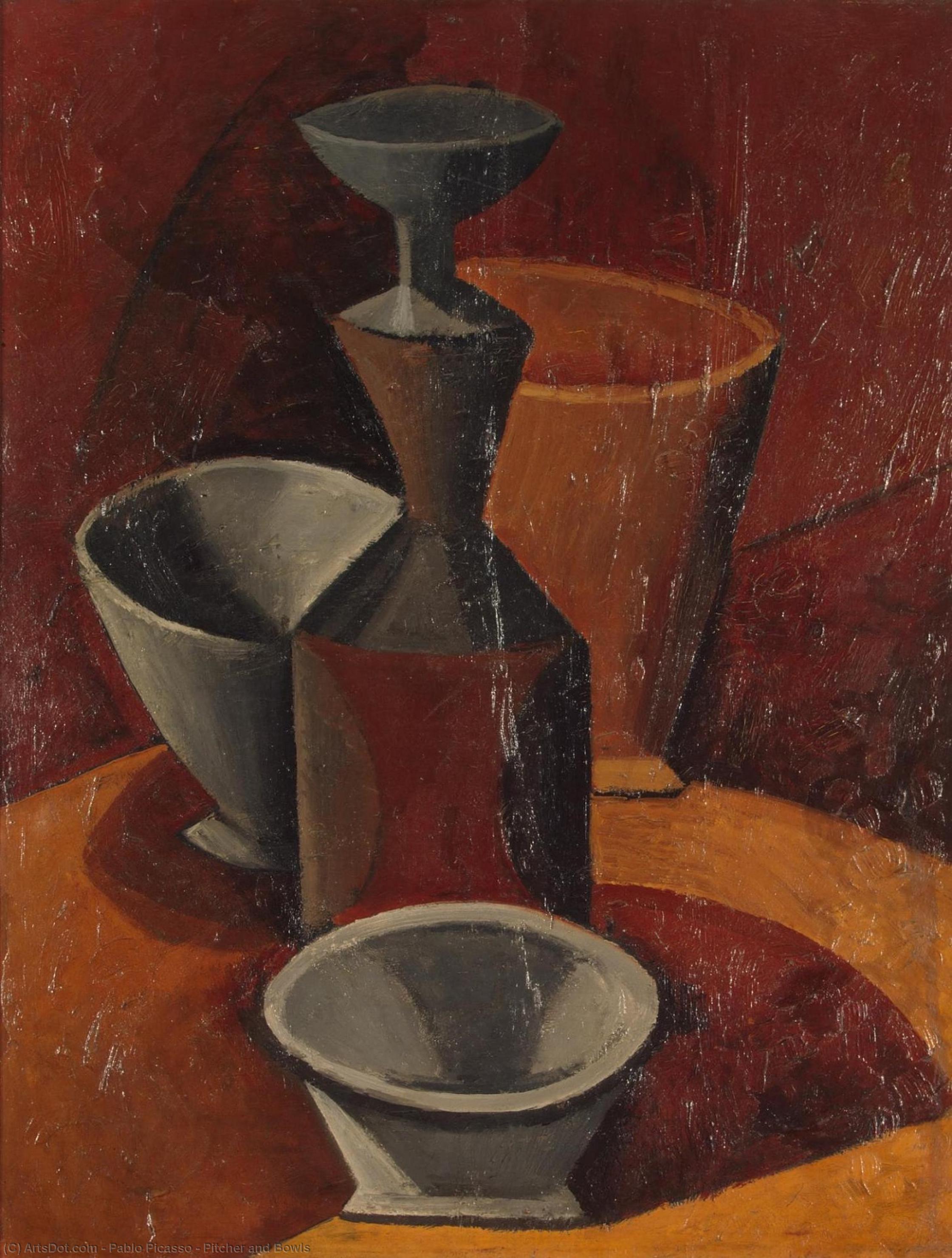 Pitcher And Bowls — Пабло Пикасо