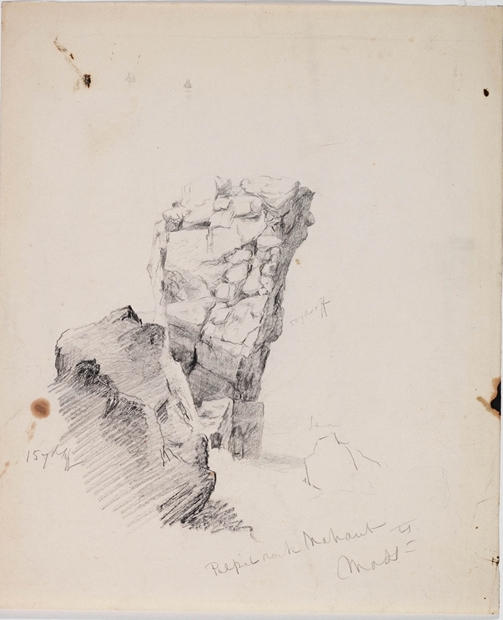 Pulpit Rock Near Nahant — Thomas Cole