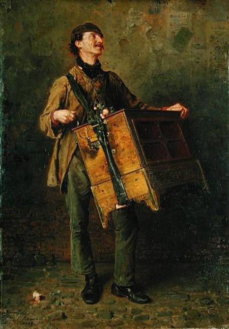 The Hurdy-gurdy Man — Ludwig Knaus