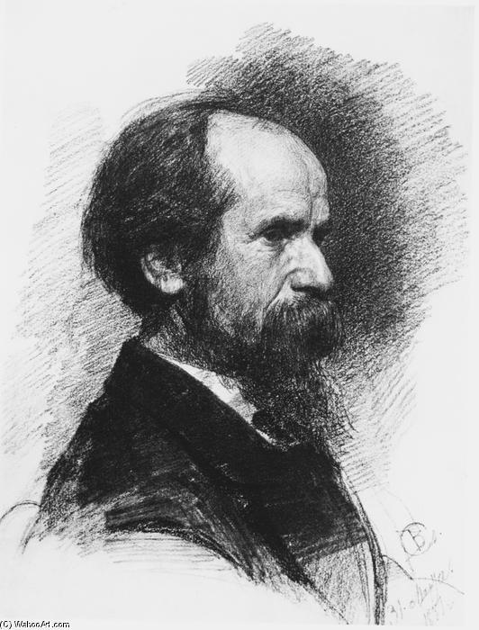 Portrait Of The Artist Pavel Tchistyakov — Valentin Alexandrovich Serov
