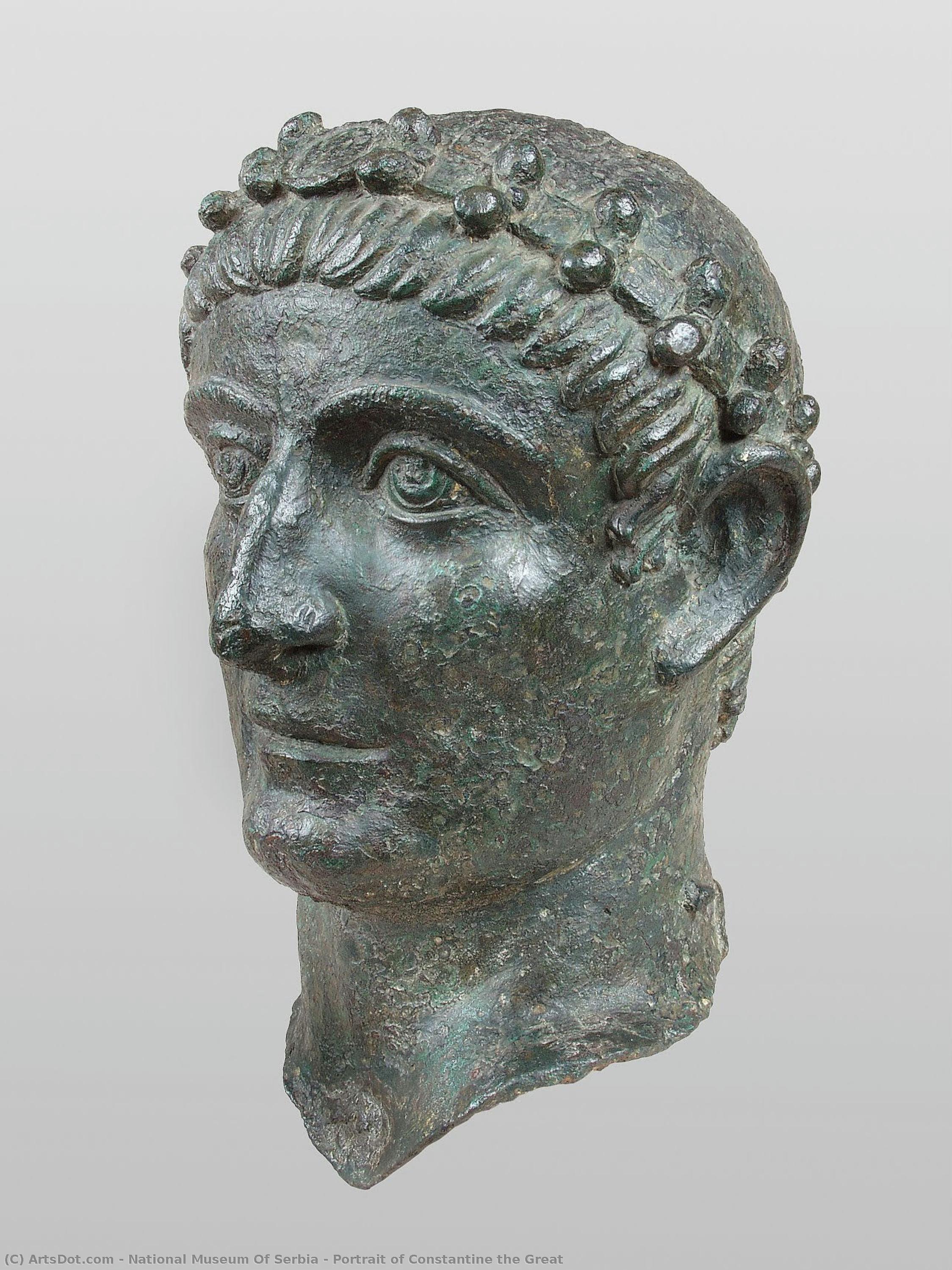 Portrait Of Constantine The Great — National Museum Of Serbia