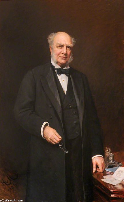 Portrait Of An Unknown Gentleman — Sir Hubert Von Herkomer