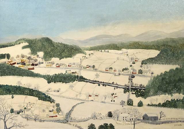 Cambridge Valley In Winter — Grandma Moses