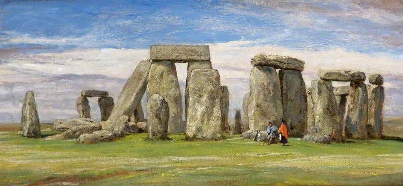 Stonehenge From The South, Wiltshire — Edgar Barclay
