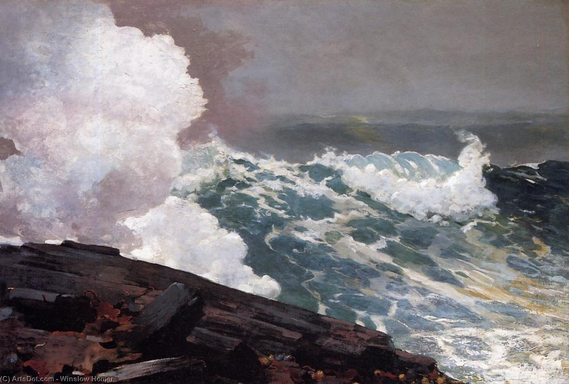 Northeaster — Винслоу Хомер