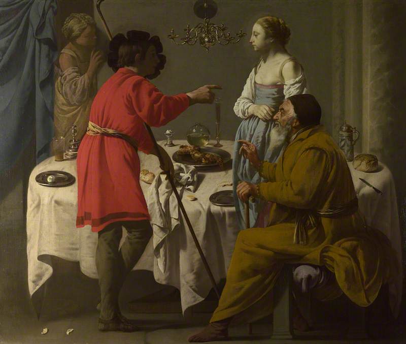 Jacob Reproaching Laban For Giving Him Leah In Place Of Rachel — Hendrick Terbrugghen
