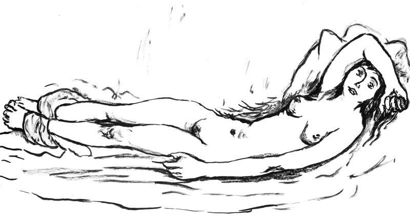 Reclining Nude 2 — Mikhail Fiodorovich Larionov
