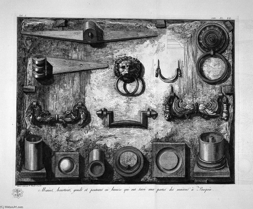 Handles, Knockers, Hinges Found In Pompeii — Giovanni Battista Piranesi