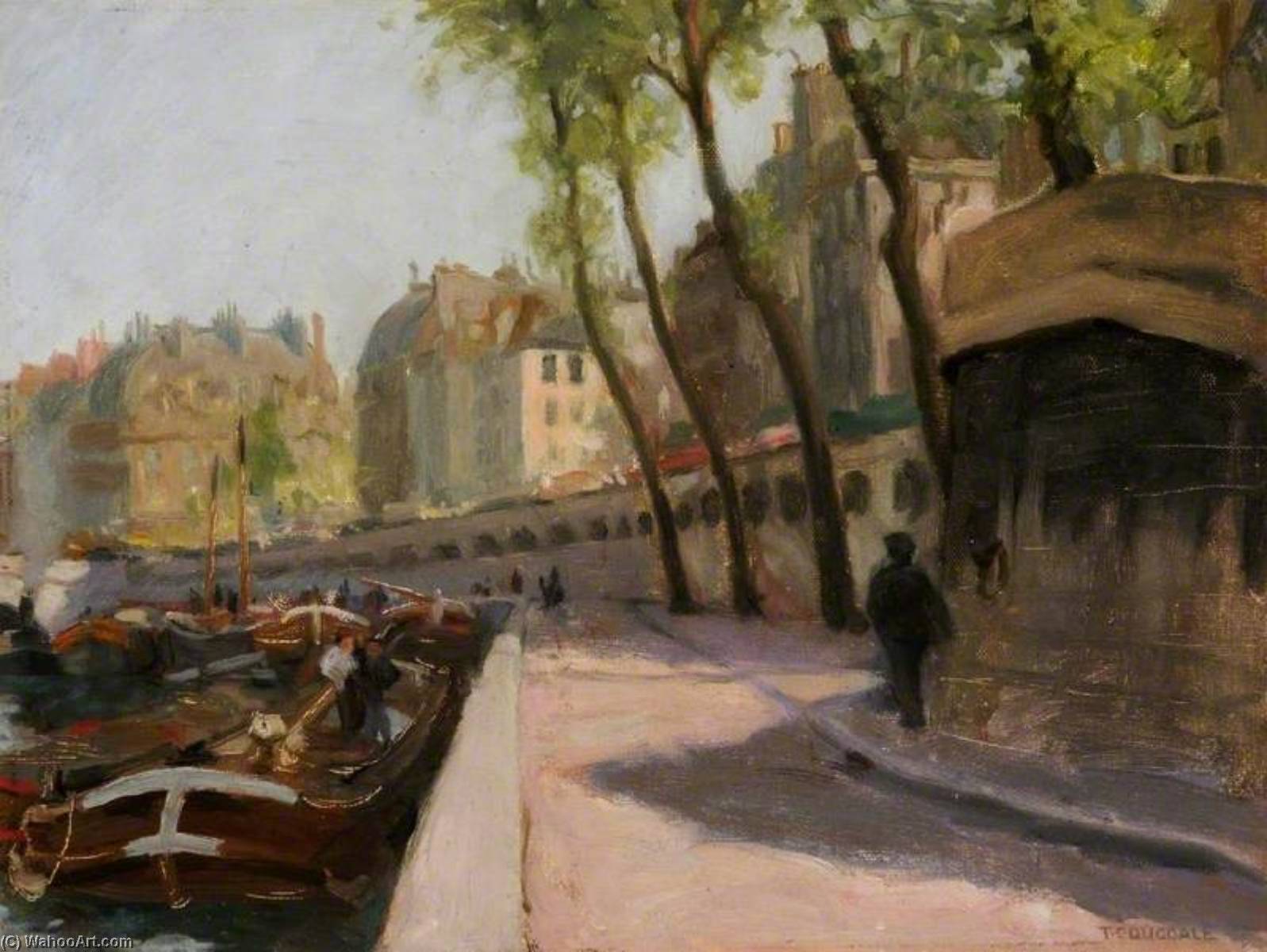 Un Quai À Paris — Томас Кэнтрелл Дагдел