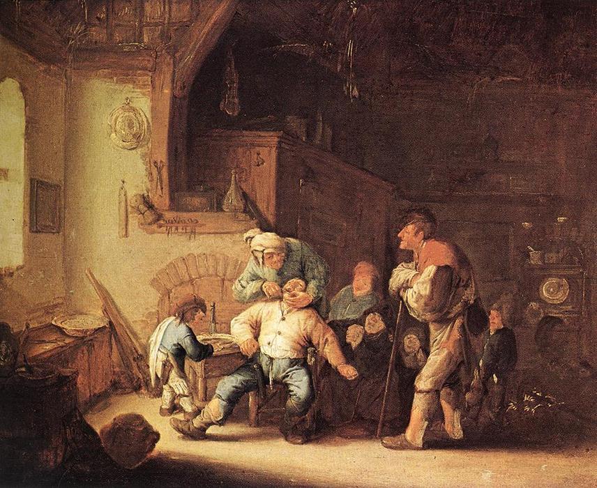 Barber Extracting Of Tooth — Адриаан Ван Остад