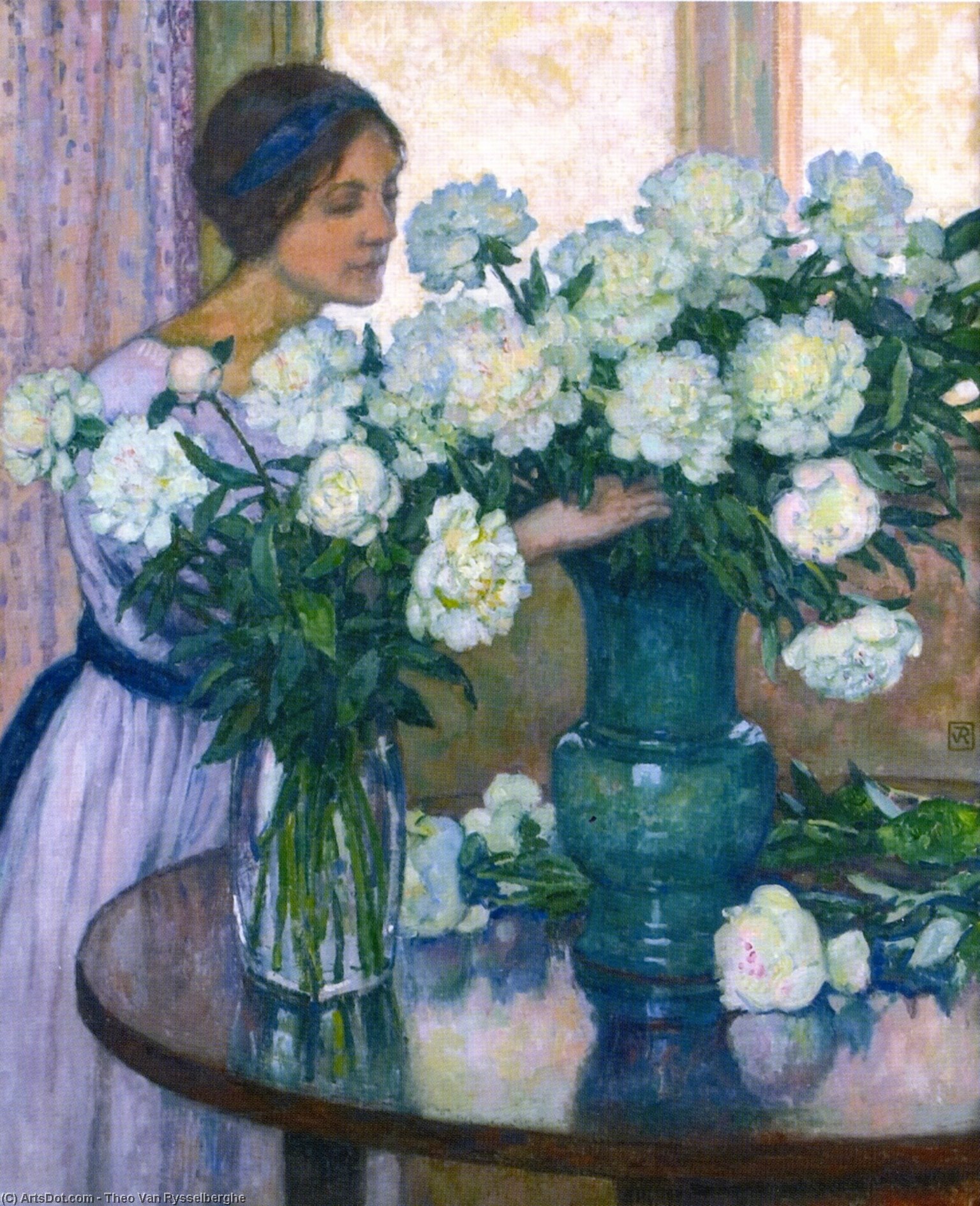 White Peonies — Тео Ван Рисслельбергх