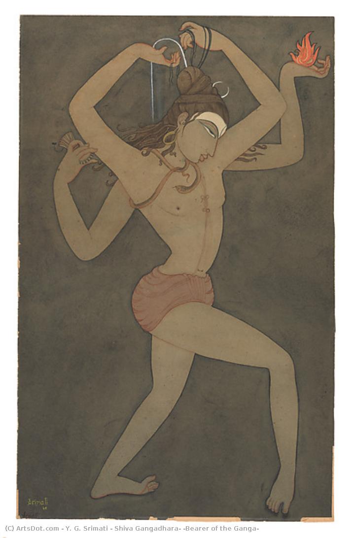 Shiva Gangadhara, "bearer Of The Ganga" — Y. G. Srimati