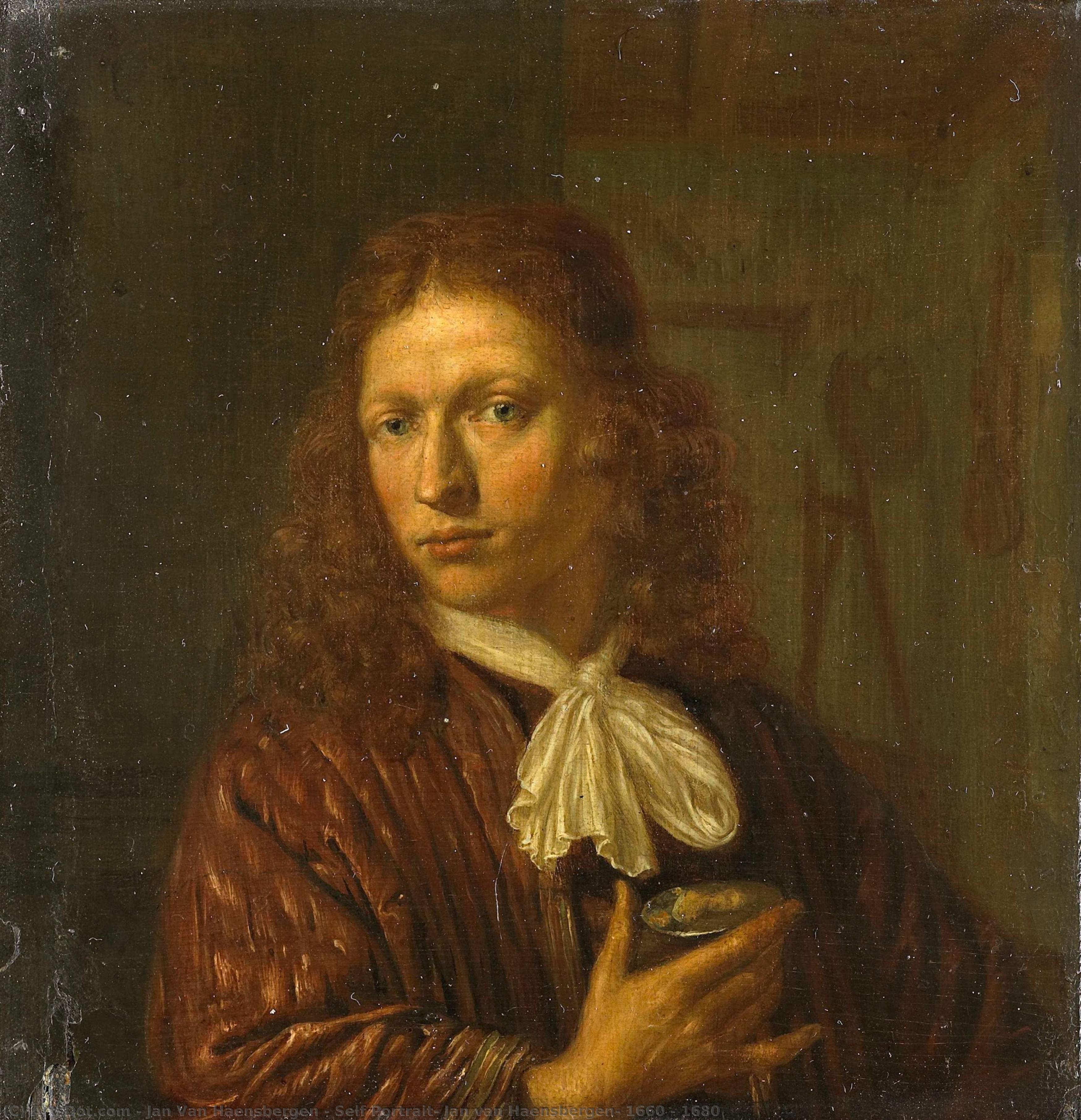 Self Portrait, Jan Van Haensbergen, 1660 - 1680 — Jan Van Haensbergen
