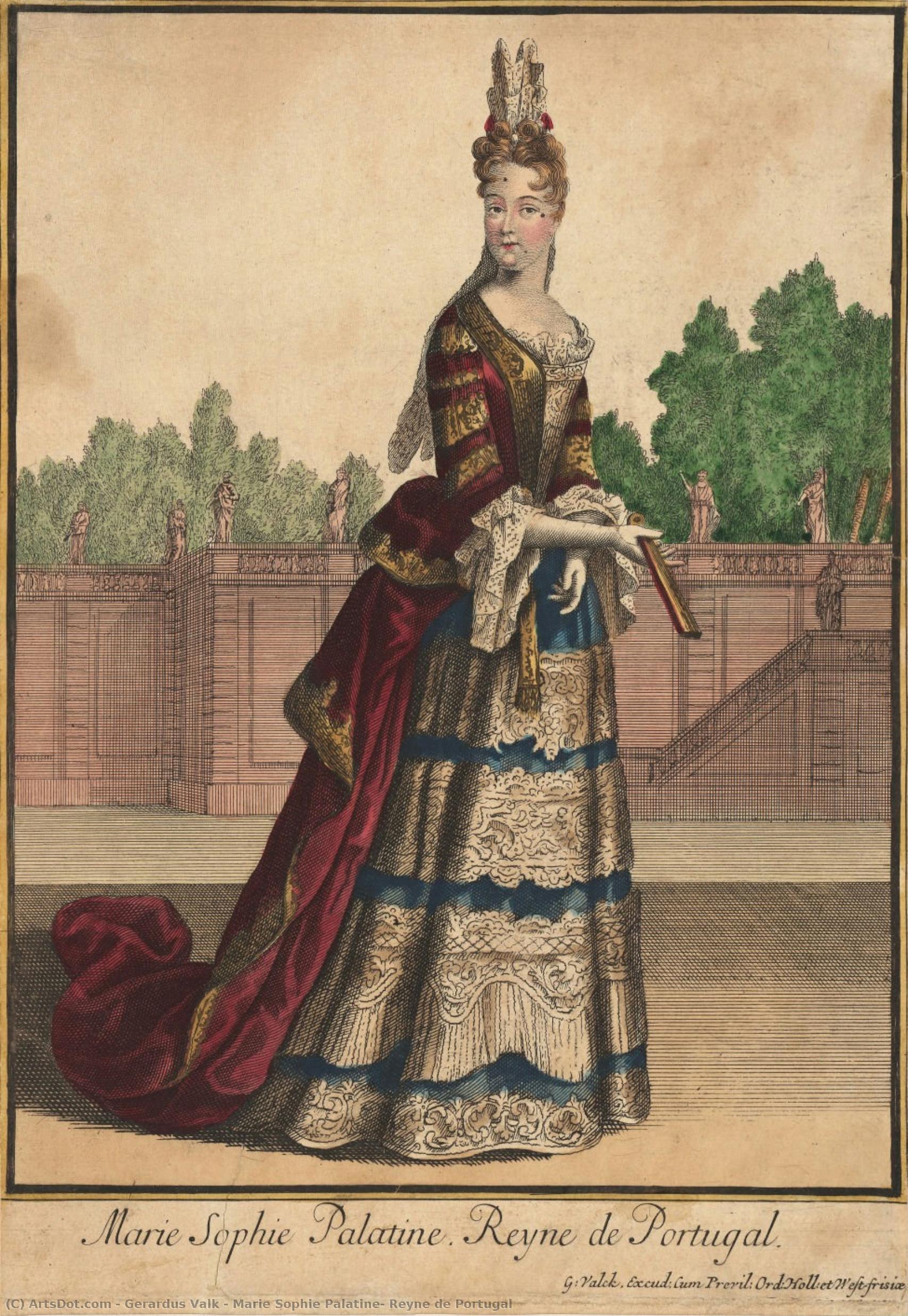 Marie Sophie Palatine, Reyne De Portugal — Gerard Valck