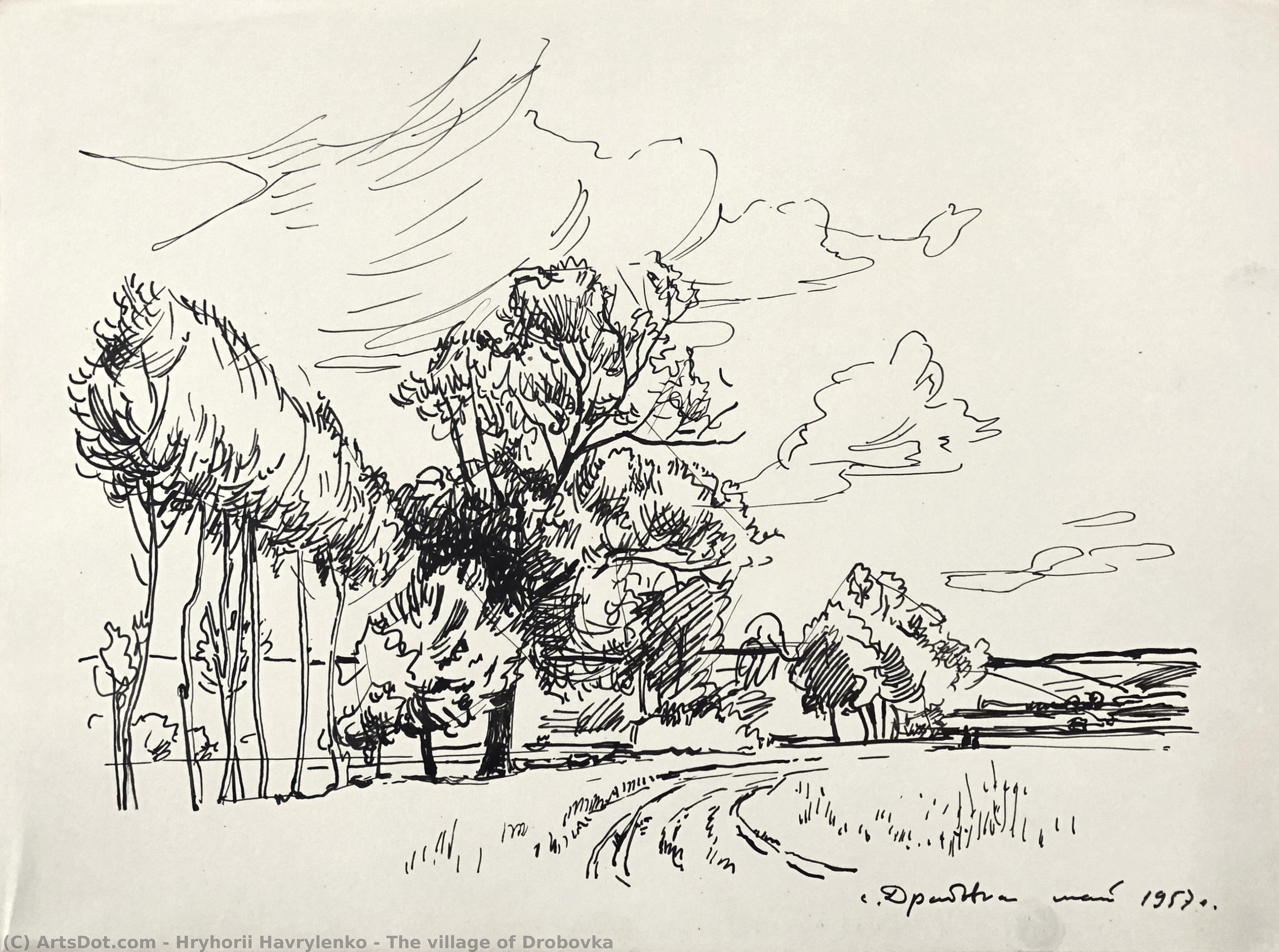 The Village Of Drobovka — Hryhorii Havrylenko