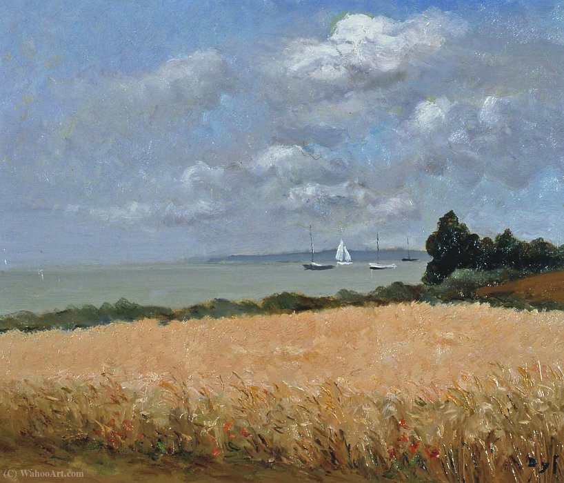Field Of Wheat In Brittany — Marcel Dyf