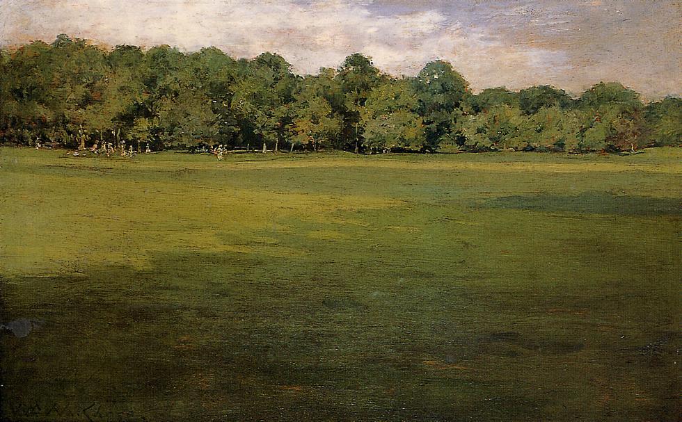Prospect Park (also Known As Croquet Lawn, Prospect Park (.)) — William Merritt Chase