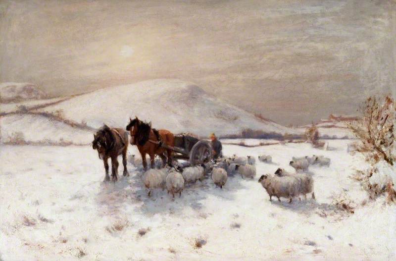 Snow On Tunstall Hills, Sunderland — David Thomas Robertson