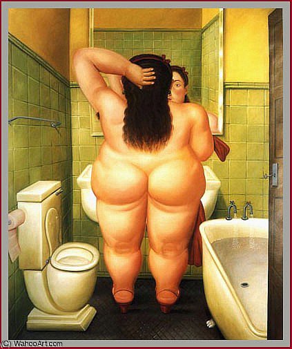 La Toilette. — Fernando Botero