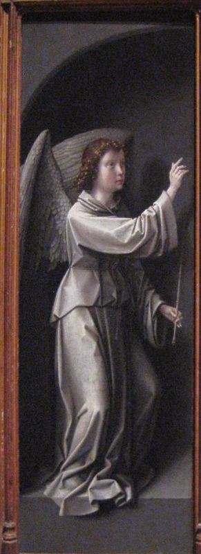 Angel Of The Annunciation — Gerard David