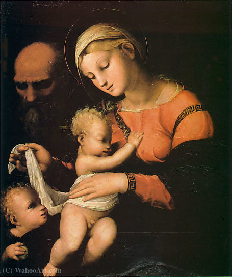 Holy Family With Saint John — Pedro Machuca