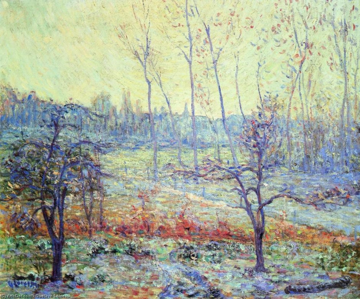Landscape Of Givre In The Mist — Gustave Loiseau