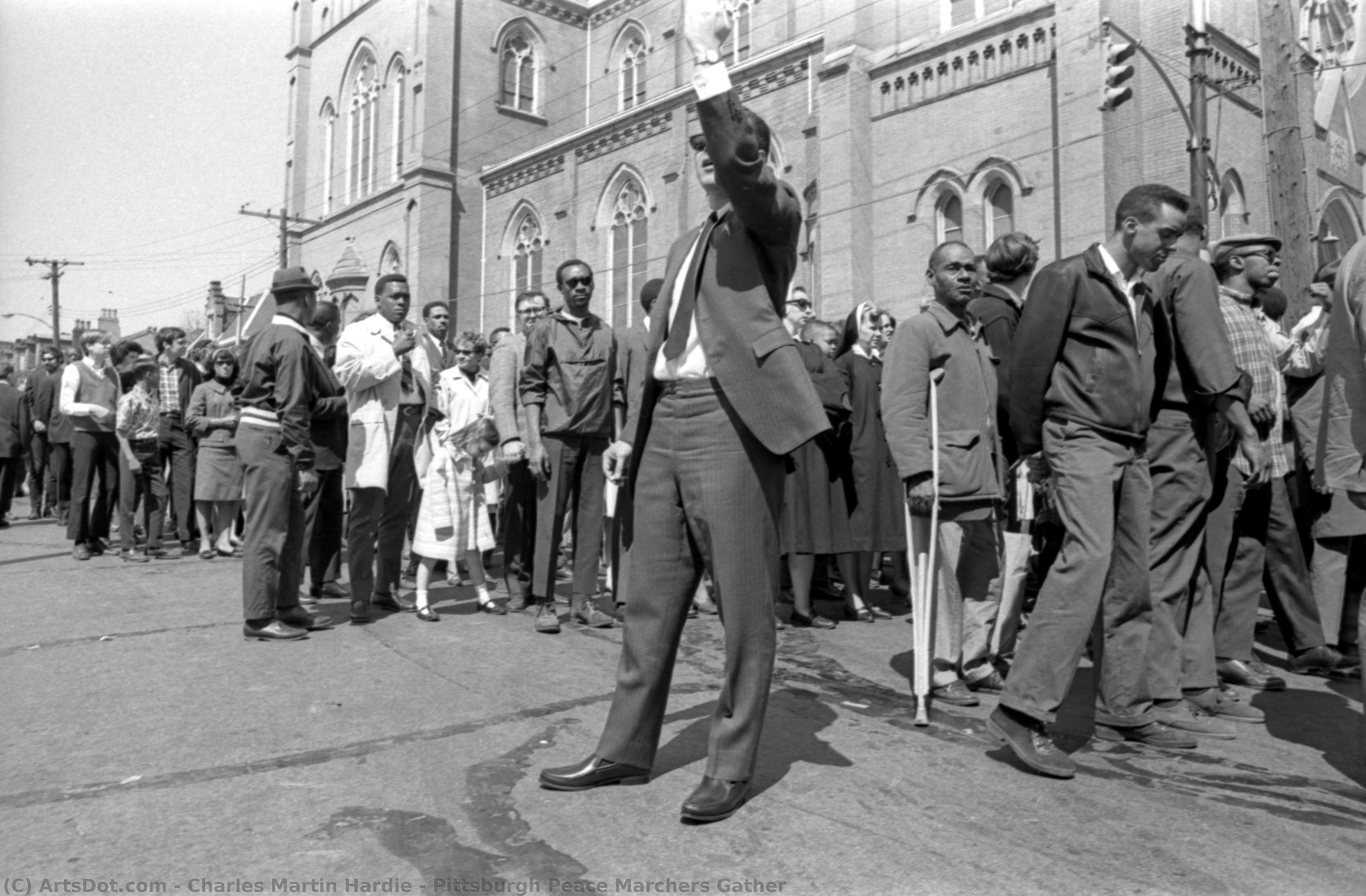 Pittsburgh Peace Marchers Gather — Charles Martin Hardie