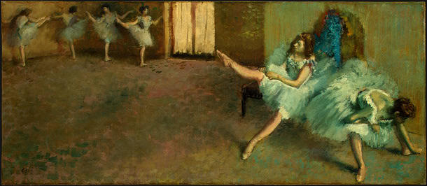 Antes Del Ballete (detalle) — Hilaire-germain-edgar Degas