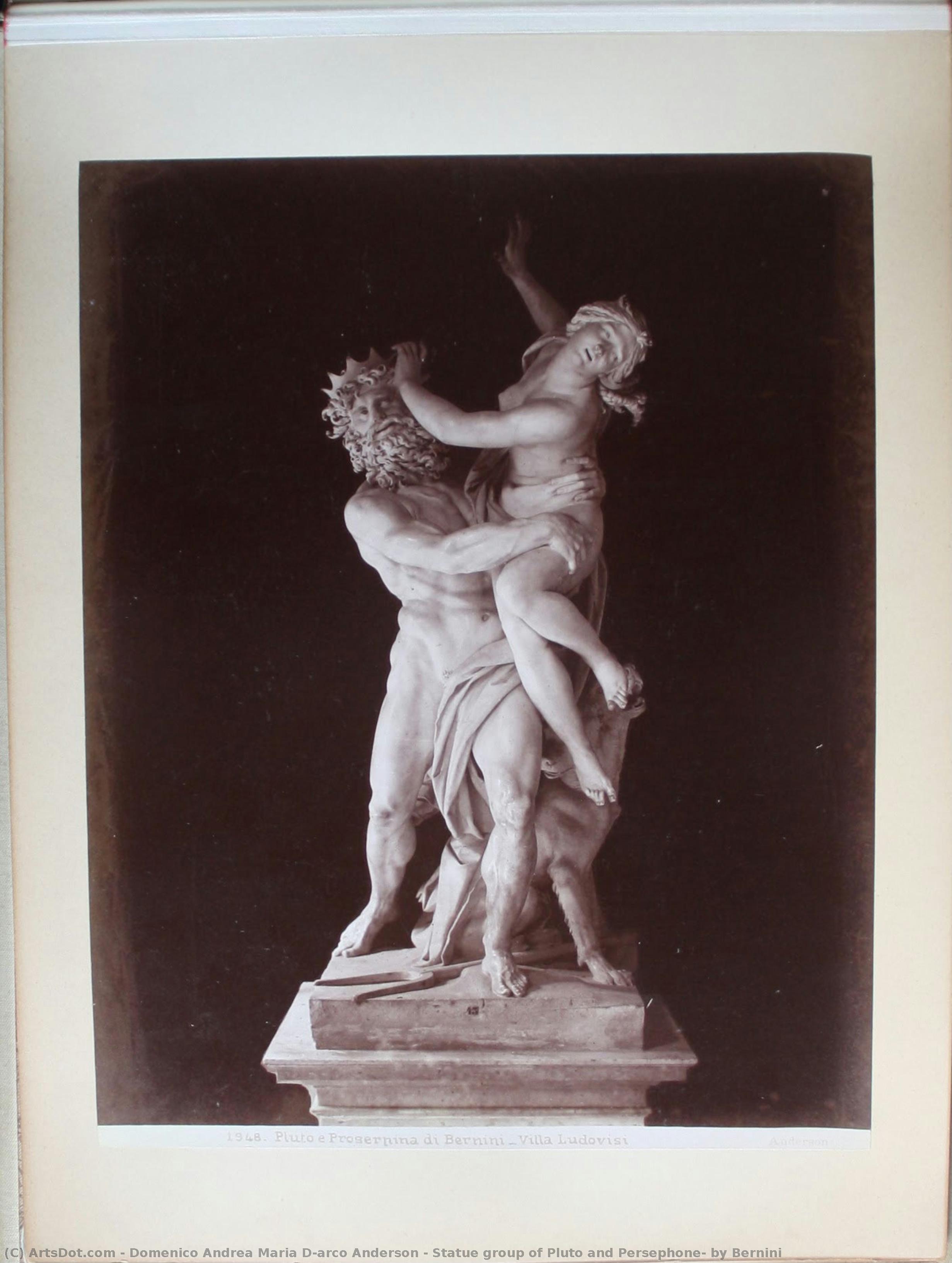 Statue Group Of Pluto And Persephone, By Bernini — Domeniko Anderson