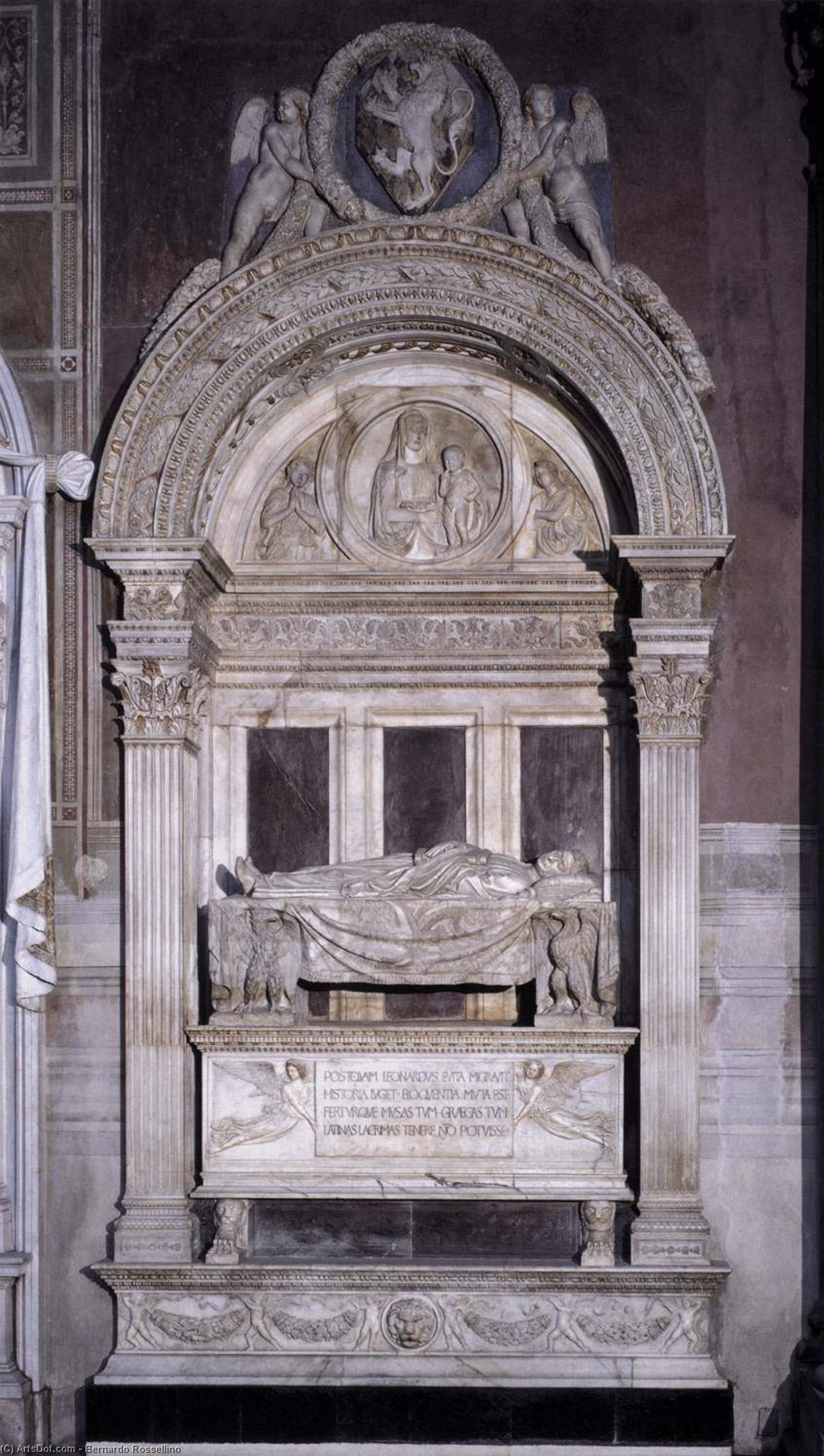 Tomb Of Leonardo Bruni — Bernardo Rossellino