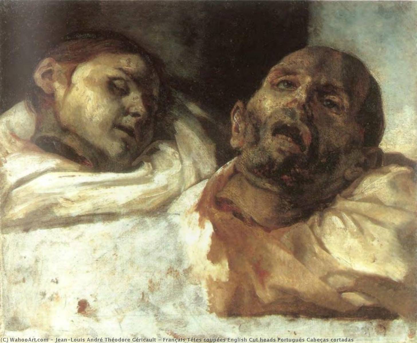 Français Têtes Coupées English Cut Heads Português Cabeças Cortadas — Théodore Géricault