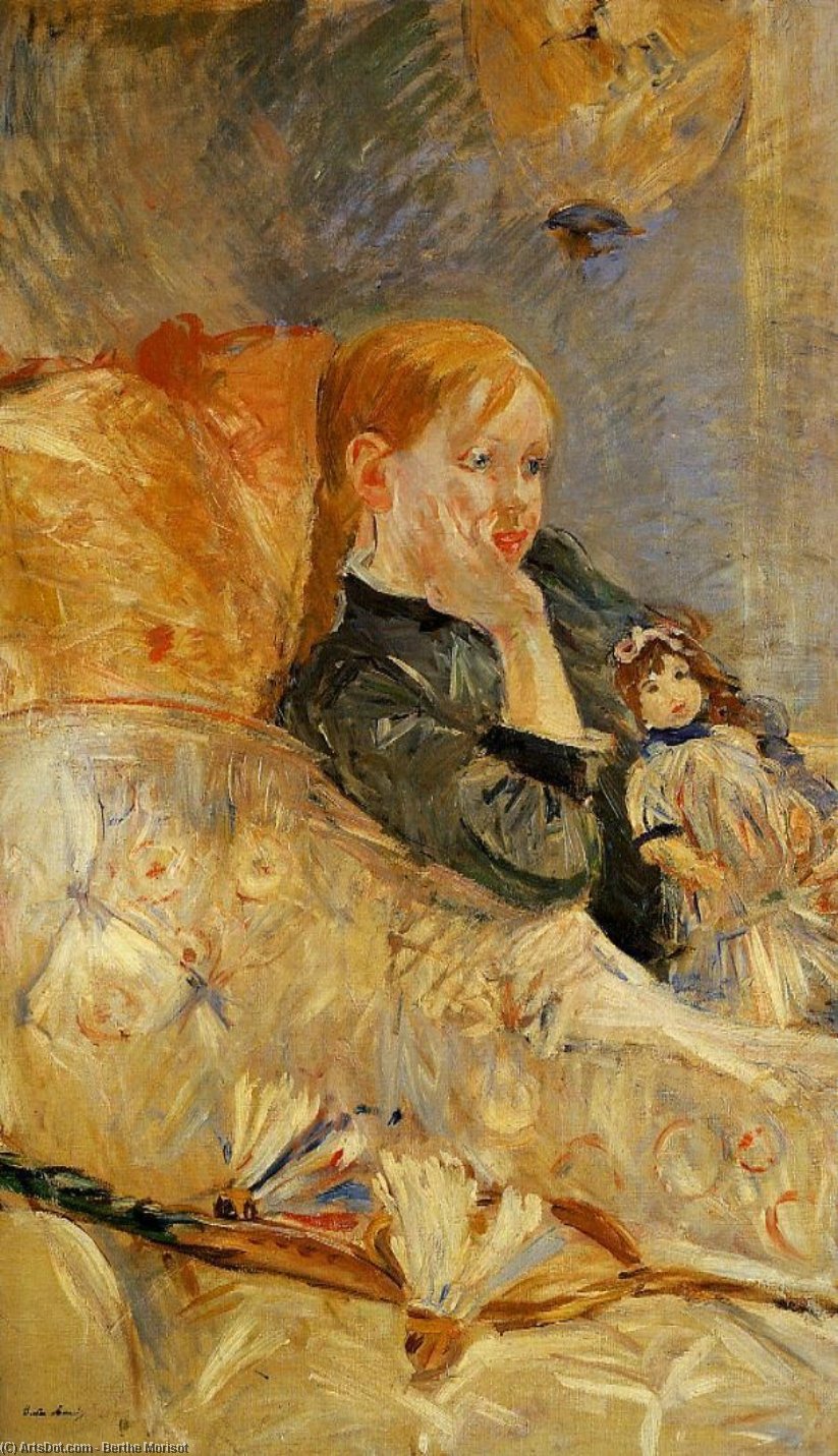 Little Girl With A Doll — Berthe Morisot