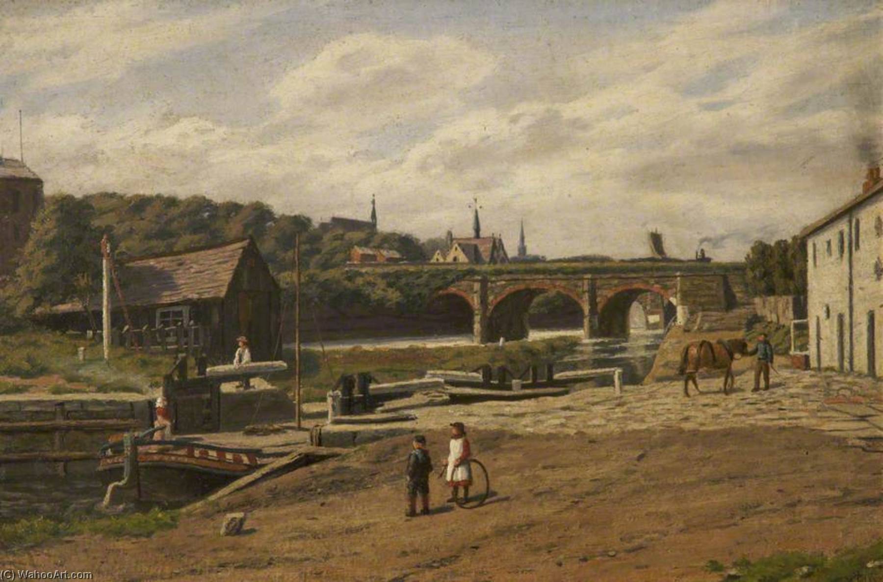 Barton Lock — William Worthington Jolley