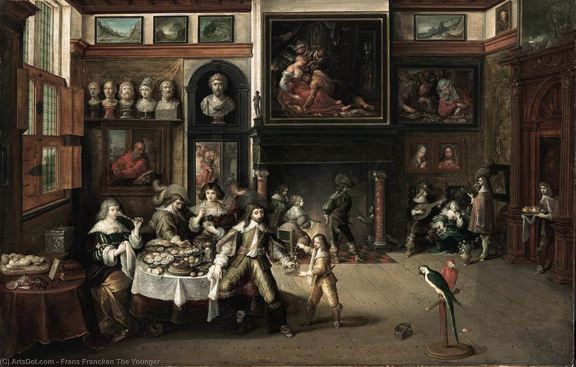 Supper At The House Of Burgomaster Rockox — Frans Franken Mlađi