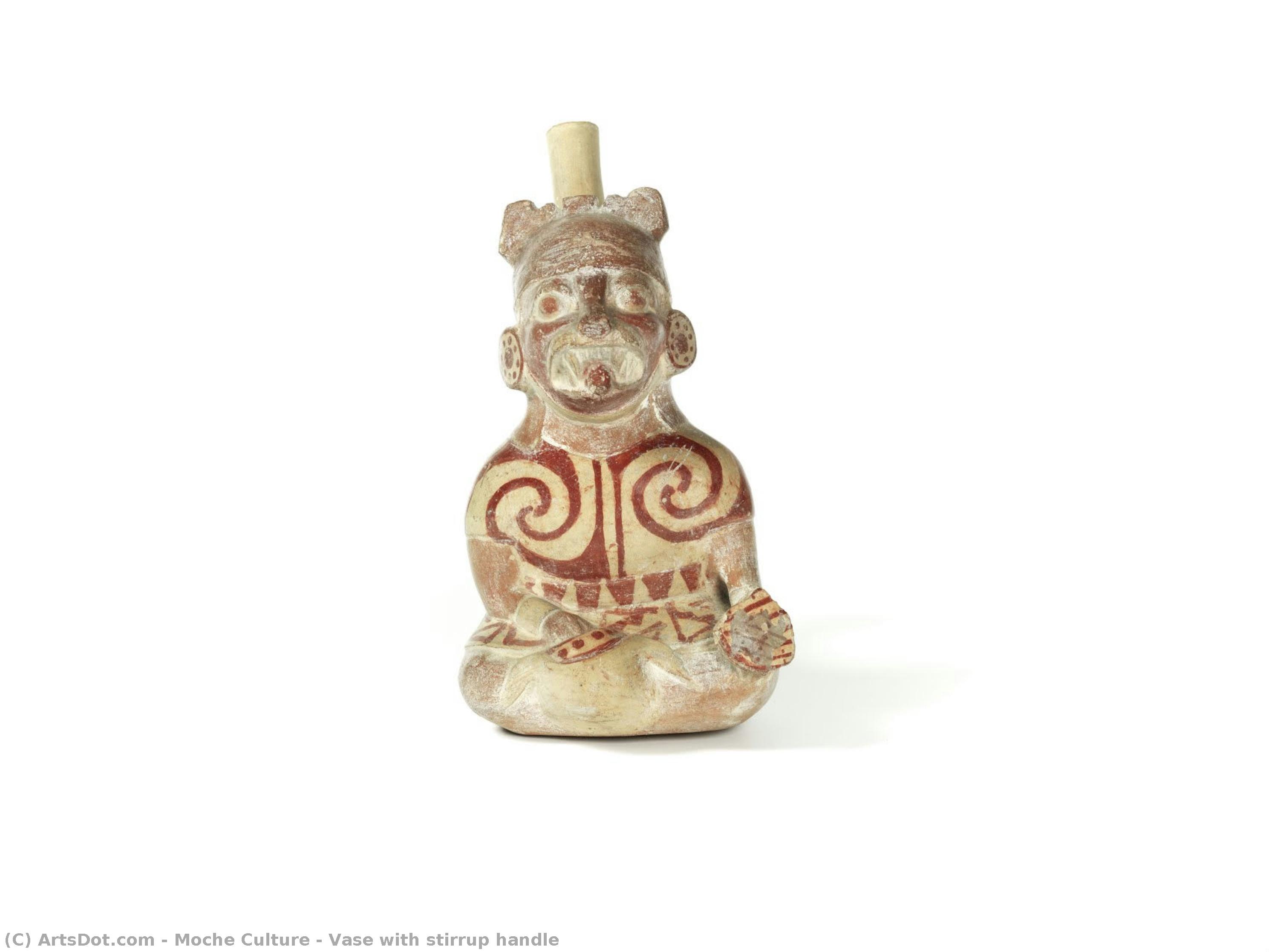 Vase With Stirrup Handle — Moke Kultura