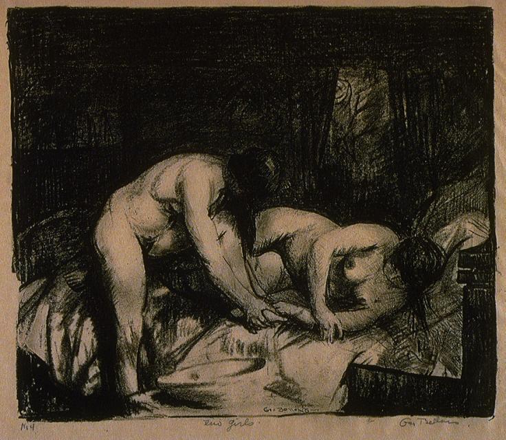Two Girls — George Wesley Bellows